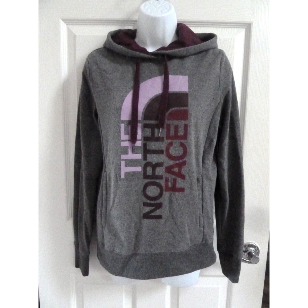 NEW! THE NORTH FACE Sz Small Women's Large Logo Pouch Pocket Hoodie Sweatshirt